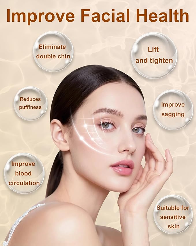 2Pcs Lymphatic Contour Face Brush,Lymphatic Drainage Massager with Super Soft Bristles,Face Sculpting Brush to Reduce Puffiness & Define Jawline,Dry Brush with Hypoallergenic Ergonomic