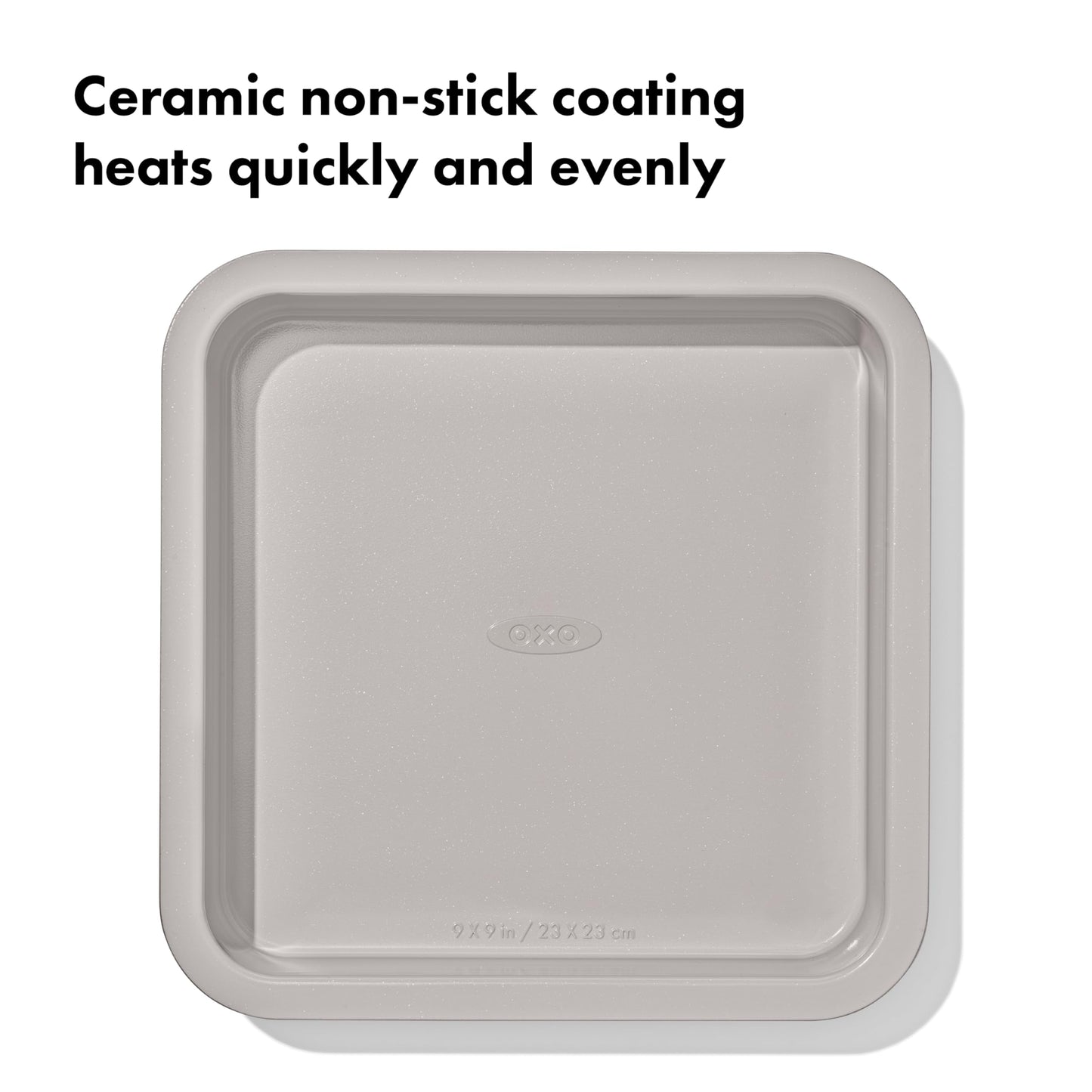 OXO Good Grips Non-Stick Pro Ceramic Coated Metal Bakeware 9” Square Cake Pan – Storm Blue
