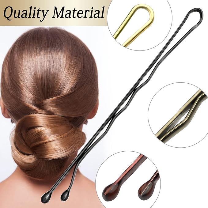 200PCS 2Inches Hair Pins Kit Hair Clips Secure Hold Bobby Pins Hair Clips for Women Girls and Hairdressing Salon With Clear Storage Box(MulticolorÃ¯Â¼Â