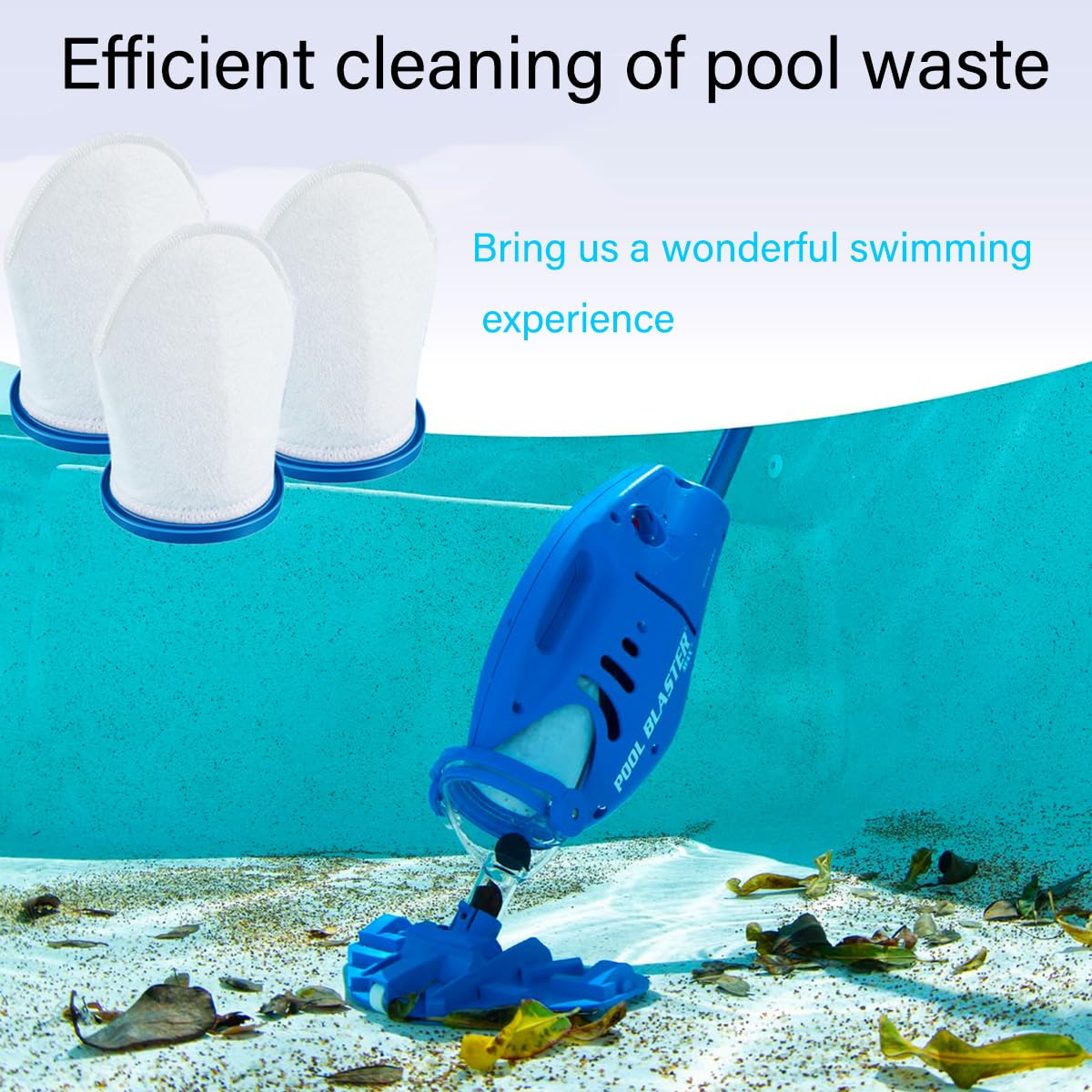 Fealixgener X-treme Multilayer Filter Bag Compatible with Pool Blaster Max Filter Bag,Catfish Ultra, iVac 250, iVAC C2, Pool Vacuums,Pool Blaster Filter Replacement,P30X022XF / PBW022XF(3 Pack)