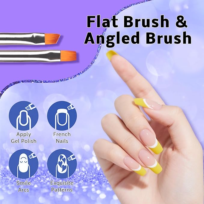 Christmas Gel Polish, 9 Colors Ombre Patting Gel Nail Polish Palette, 100 Sponges 6 Brushes 1Grabber, Blending Color Gradient Painting Nails Art, No Wipe, UV/LED Cured (Set 06)