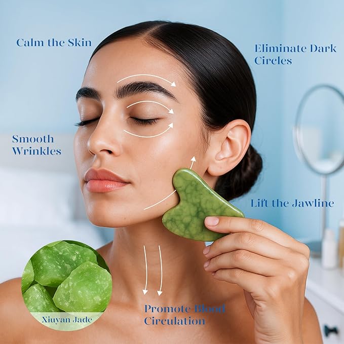 BAIMEI IcyMe Stainless Steel Ice Roller for Face & Gua Sha Facial Tools, Soothes Puffiness, Self - Care Gift for Women