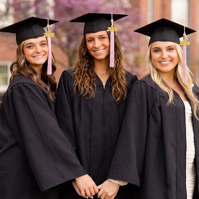 GraduationMall Single&Multiple Color Graduation Tassel with 2026 Year Charm 9"