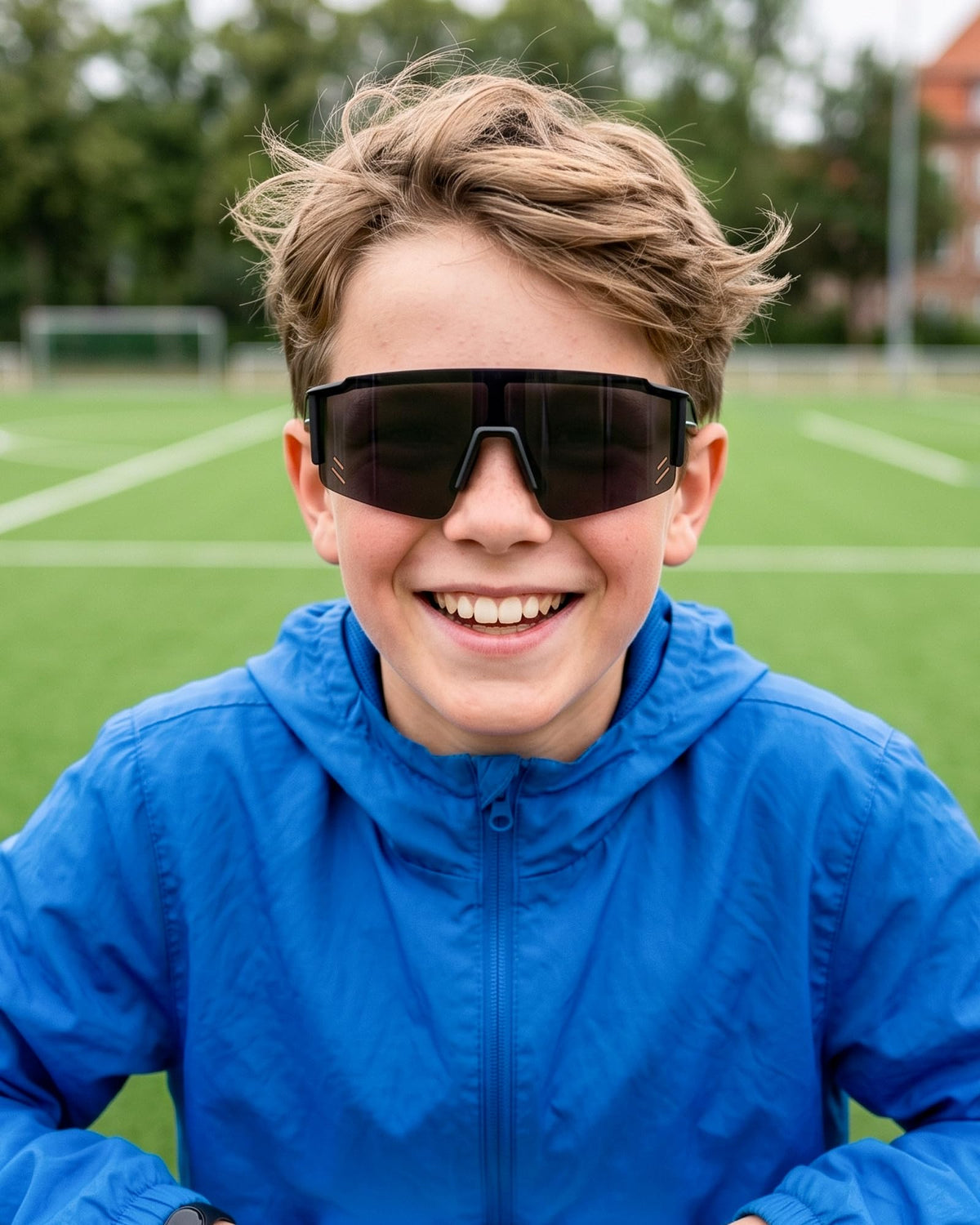 FEISEDY Kids Sunglasses Youth Baseball Sun Glasses, UV400 Sports Teens Cycling Shades for Boys Girls Age 8-16 B0048