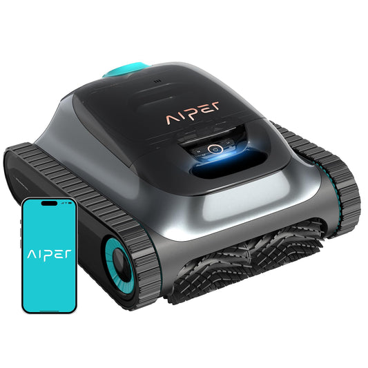(2026 Upgrade) Aiper Scuba S1 Robotic Pool Cleaner, Wall & Waterline Cleaning, Dual Filtration, Extended 240-Min Battery Life, Smarter Navigation with High-Precision Sensors, App Support, OTA Upgrade
