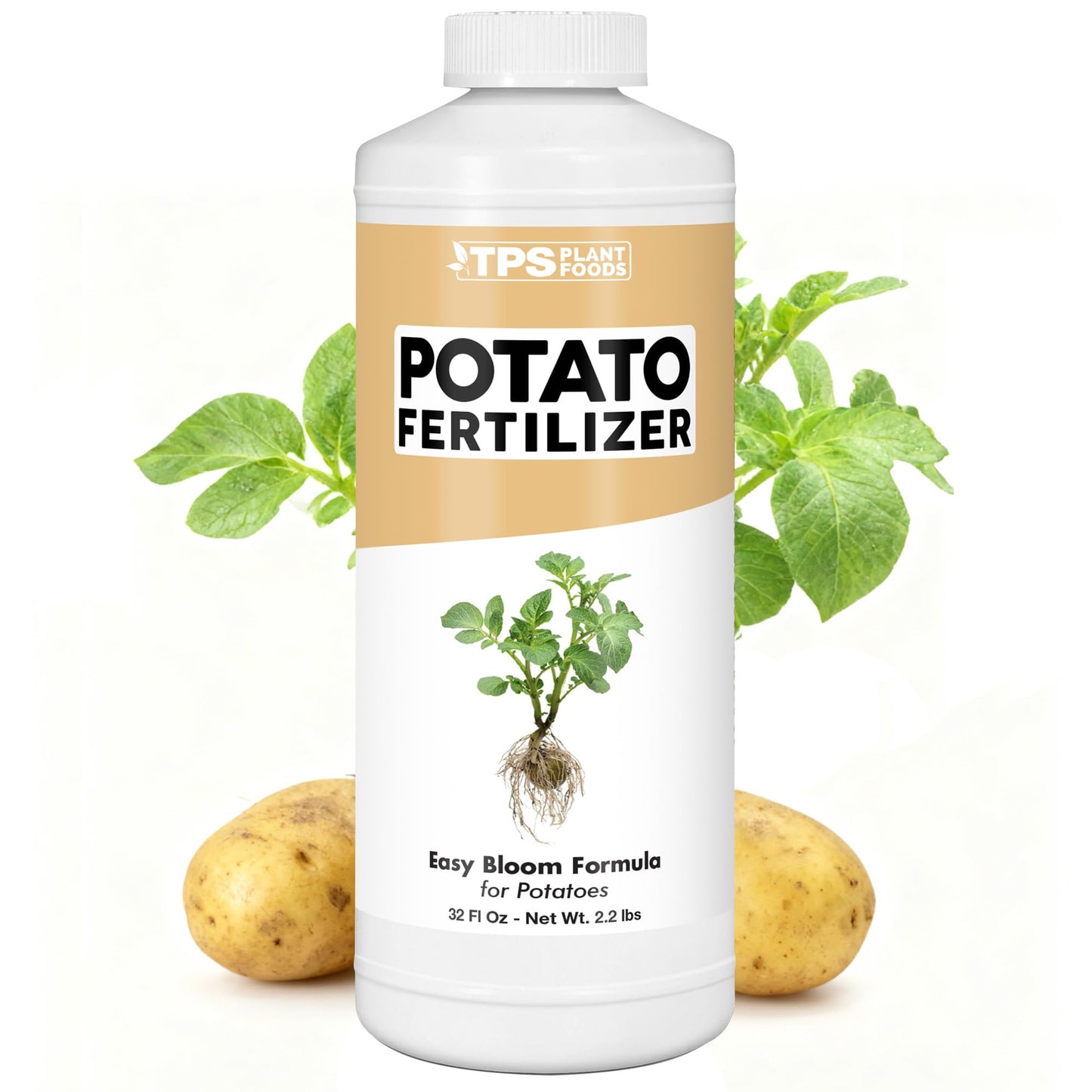 Potato Fertilizer – Liquid Plant Food for Bigger Tubers, Stronger Roots & Vigorous Plant Growth, 32 oz