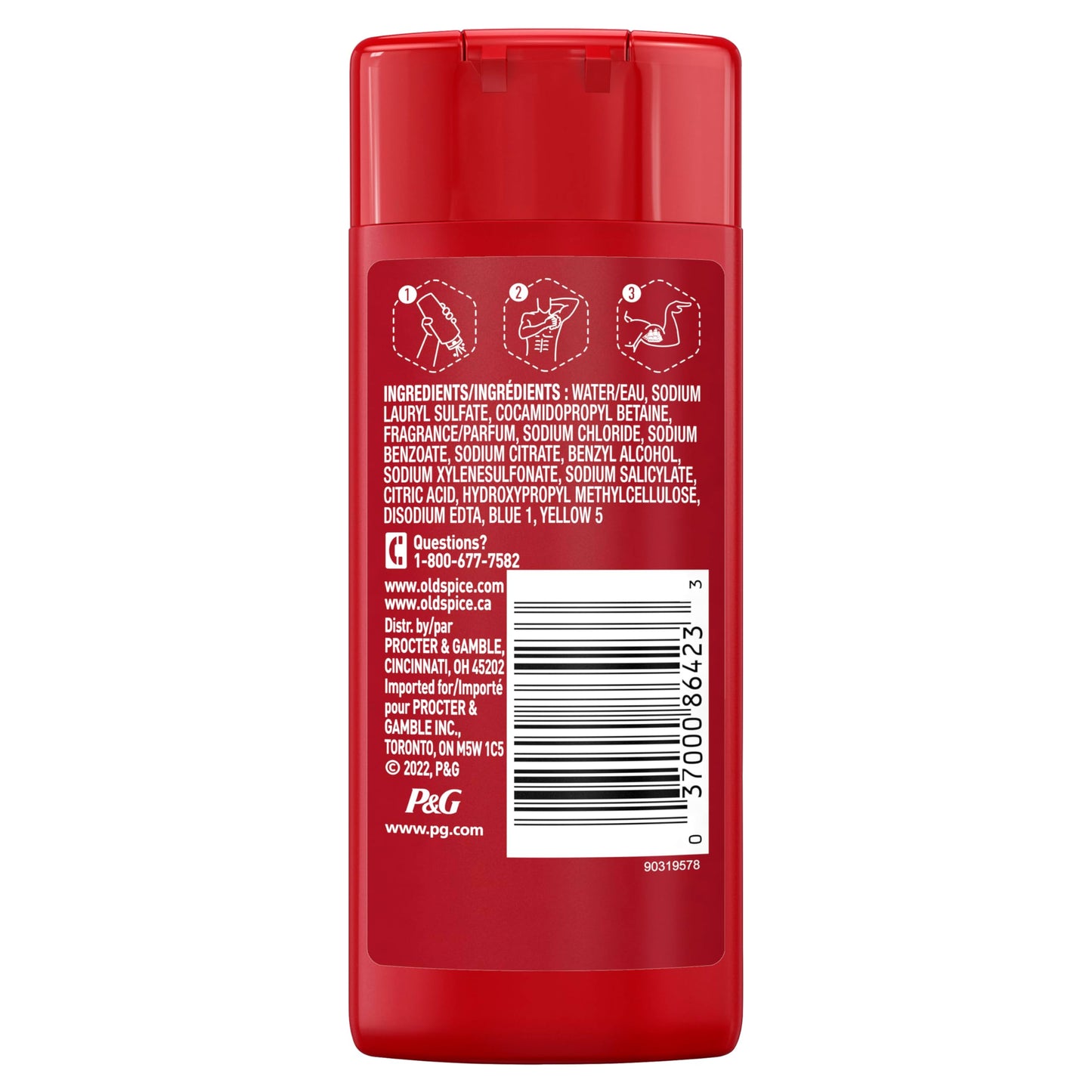 Old Spice Men's Deodorant Aluminum-Free Timber with Sandalwood, 3.0oz Pack of 3 with Travel-Size Swagger Body Wash