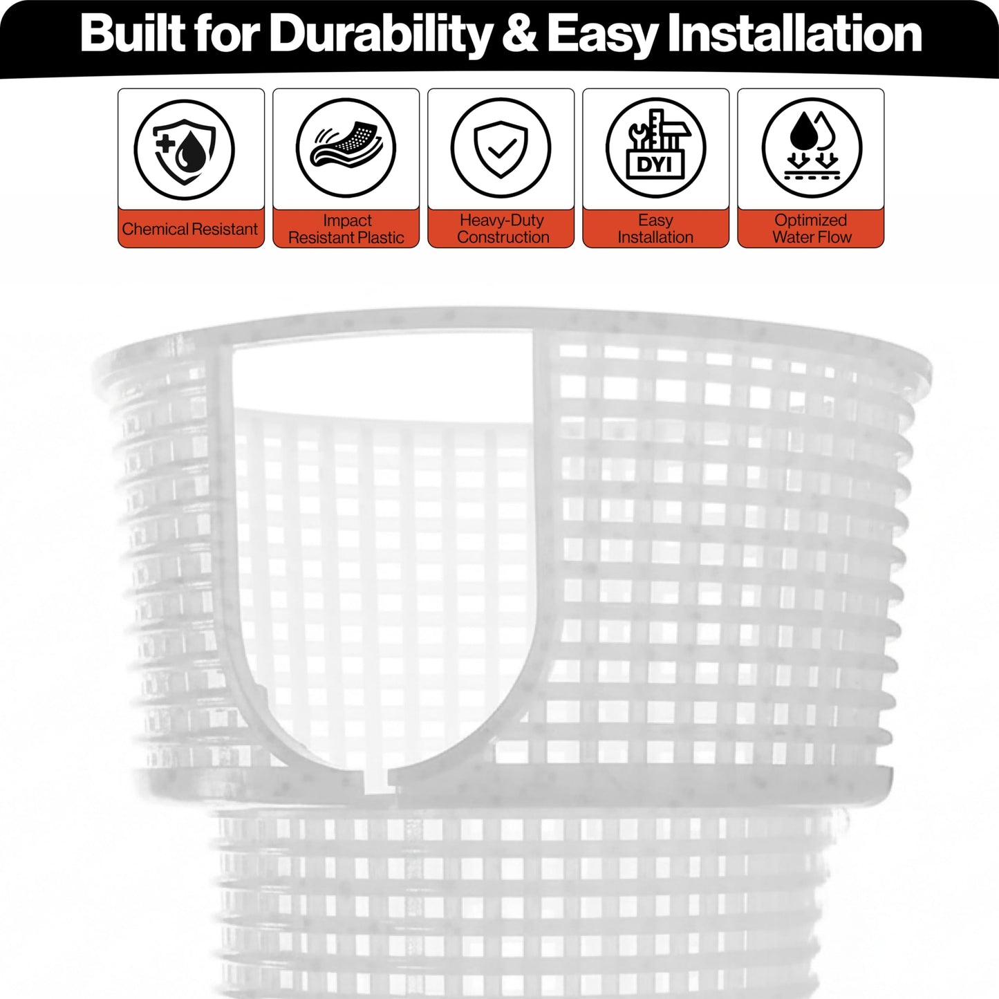 Swimables Pump Basket Compatible With Superflo and VS Pool Pump 355667 | Pro Grade for Pentair Filter | Small & Large Debris | Made in USA