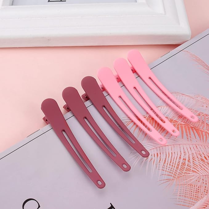 YISSION 12 PCS Hair Clips for Styling Sectioning, 3.1 Inch Matte No Crease Duck Billed Alligator Hair Clips, Hair Barrettes for Women Girls