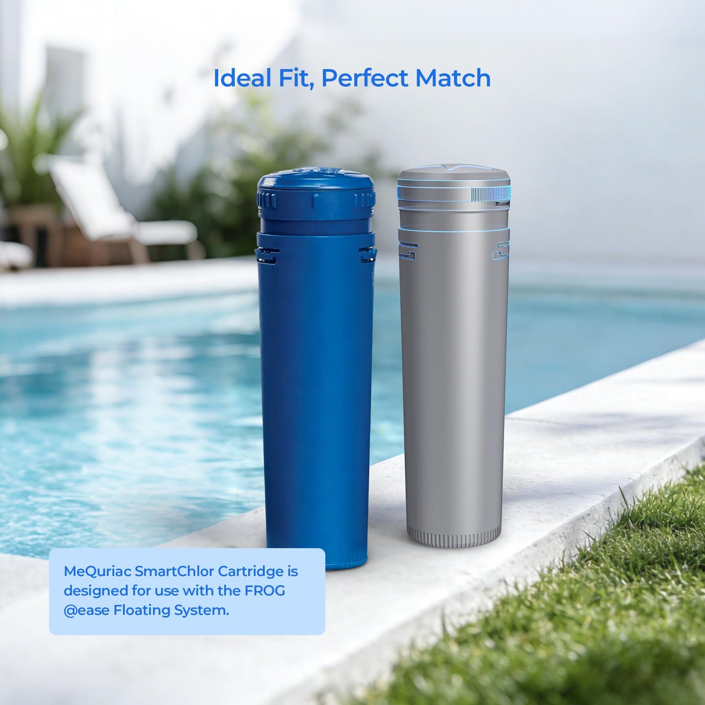 Hot Tub Replacement Cartridges-3Pack Compatible with Frog Ease Mineral & SmartChlor for Marquis, Caldera, Artesian & Hot Springs Spas, CYA-Free Sanitizer, Up to 600 Gallons