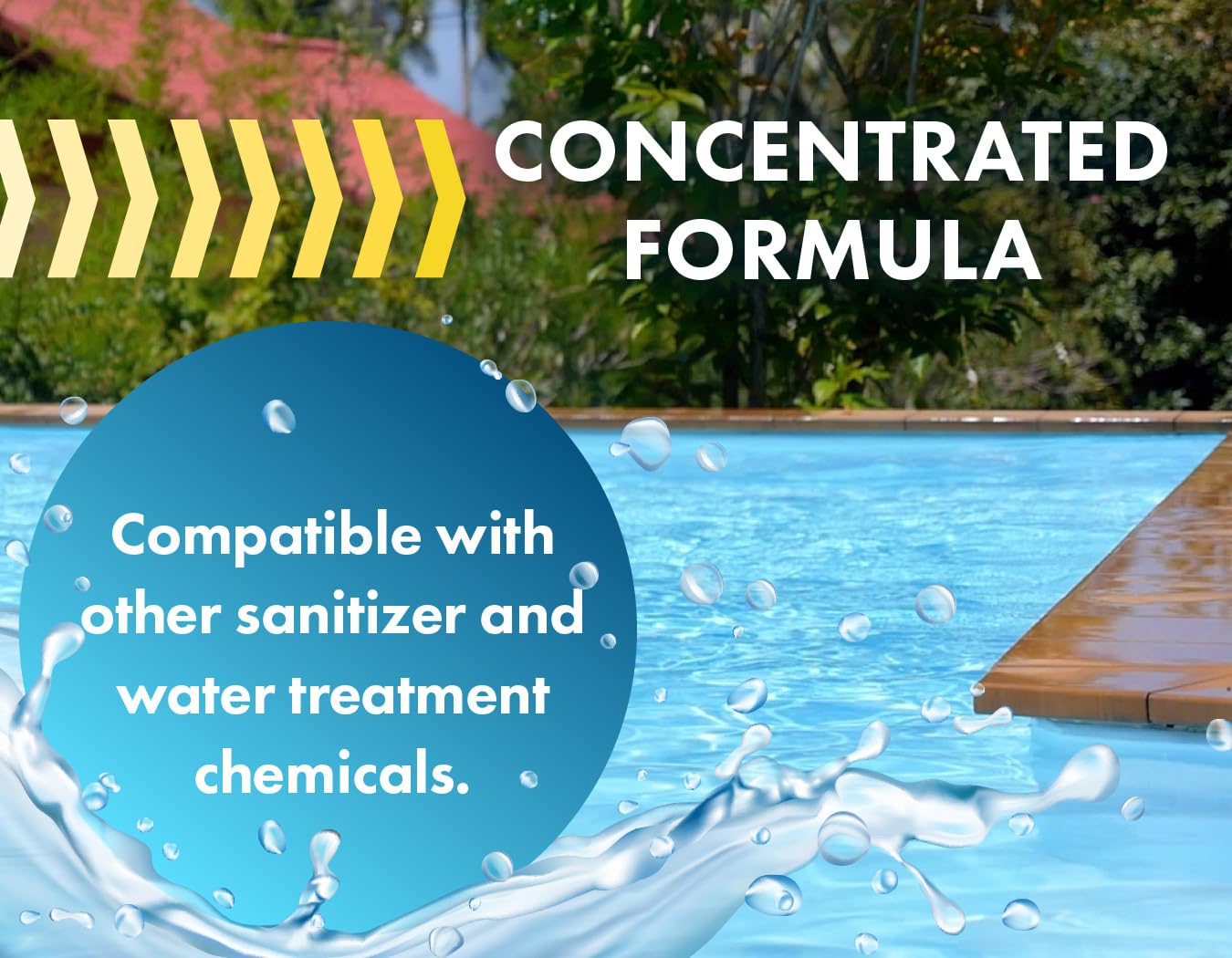 Pool & Hot Tub Defoamer, 1 Gallon, Quickly Eliminate Foam in Pool or hot tubs.