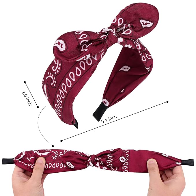 Jaciya Bandanas for Women Hair Bands for Women's Hair Head Bands No Slip Fashion for Women Hair Bands for Girls Diademas Para Mujer De Moda