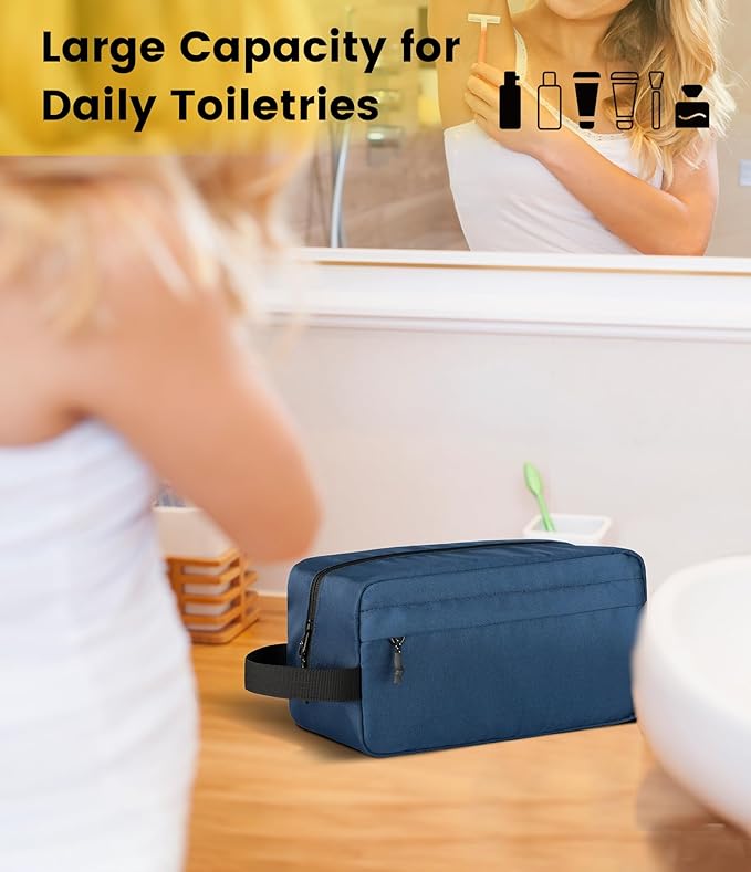 Vorspack Travel Toiletry Bag for Men - Hanging Toiletries Bag Water Resistant Travel Bag for Toiletries Accessories