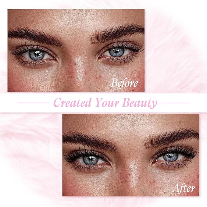 Individual Lashes Large Tray D Curl Lash Clusters 10D 20D 30D 40D Individual Lash Extensions Cluster Lashes Lash Extension Supplies Eyelash Clusters (20D-0.07D, 12mm)
