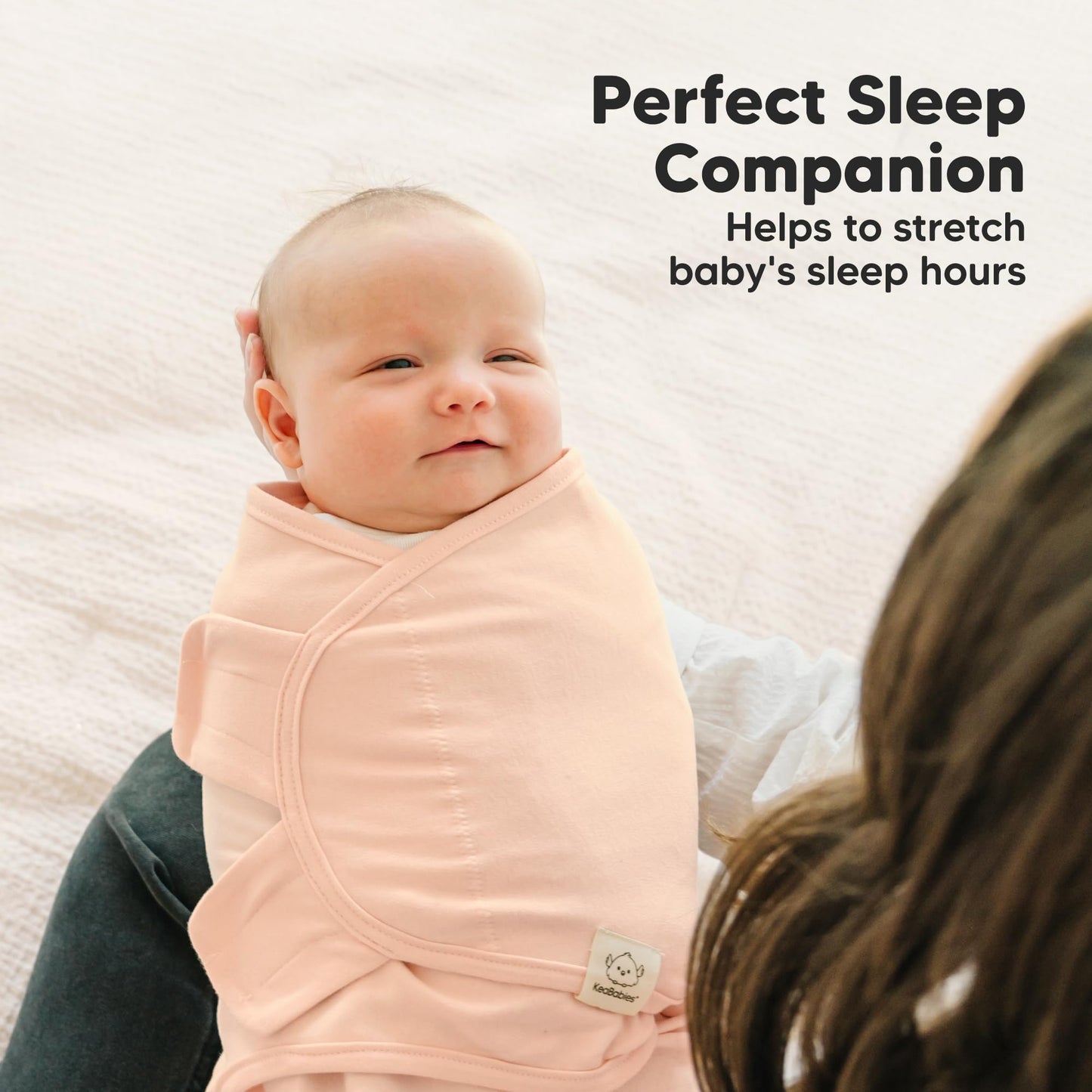 Baby Swaddle Sleep Sacks with Zipper - 3-Pack Swaddles for Newborns 0-3 Months, Infant, Baby Girls, Boys, Soft & Durable Newborn Sleep Sack, Easy Diaper Change Swaddling Blanket (Angelic, OS)