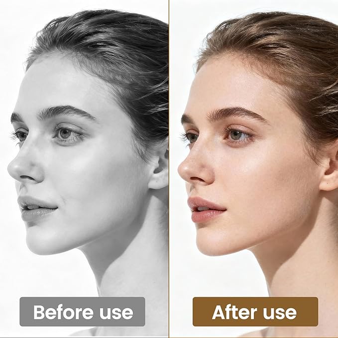 Lymphatic Drainage Massager Face Brush, Lymphatic Contour Face Brush to Sculpt Jawline & Reduce Puffiness Double Chin Reducer, Improves Skin Glow & Absorption, Ergonomic Precise Fit, 2 Pack