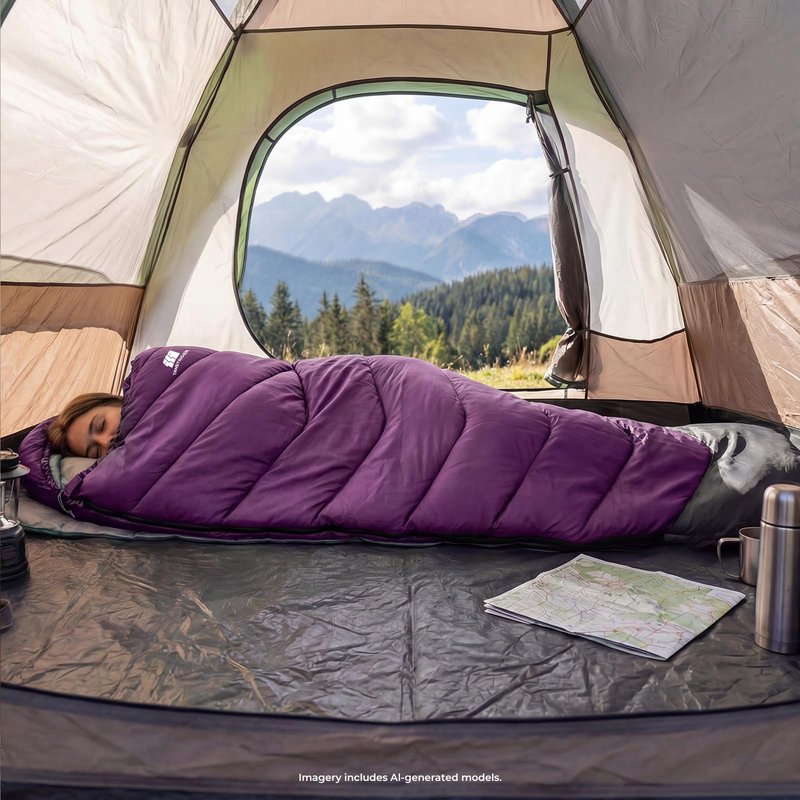 TANSTRIDER Sleeping Bags for Adults Warm Weather,3-4 Season 3lb Lightweight Sleeping Bag for Kids Girls Boys with Compression Sack,Camping Essentials Gear, Hiking,Travel,Backpacking,Outdoor & Indoor