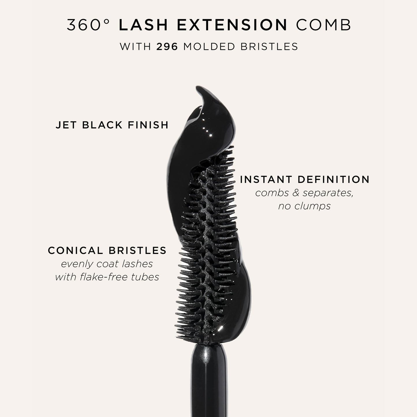 tarte tartelette XL tubing mascara – Lash Extensions in a Tube with Peptide, Extra-Bold Buildable Length & Volume, Smudge-Proof Longwear, Easy-to-Remove, Vegan & Cruelty-Free, full size, black