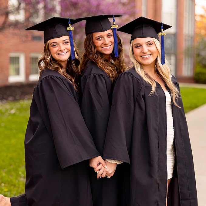 GraduationMall Single&Multiple Color Graduation Tassel with 2026 Year Charm 9"