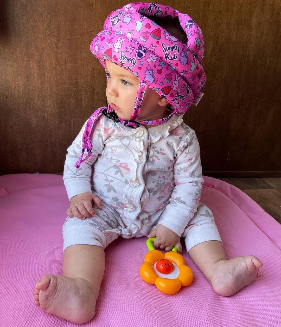 Baby Helmet for Crawling Walking - Baby Head Protector No Bumps and Soft Cushion Infant Baby Safety Headguard I Toddler Helmets 1-2 Years Old, 6-12 Months