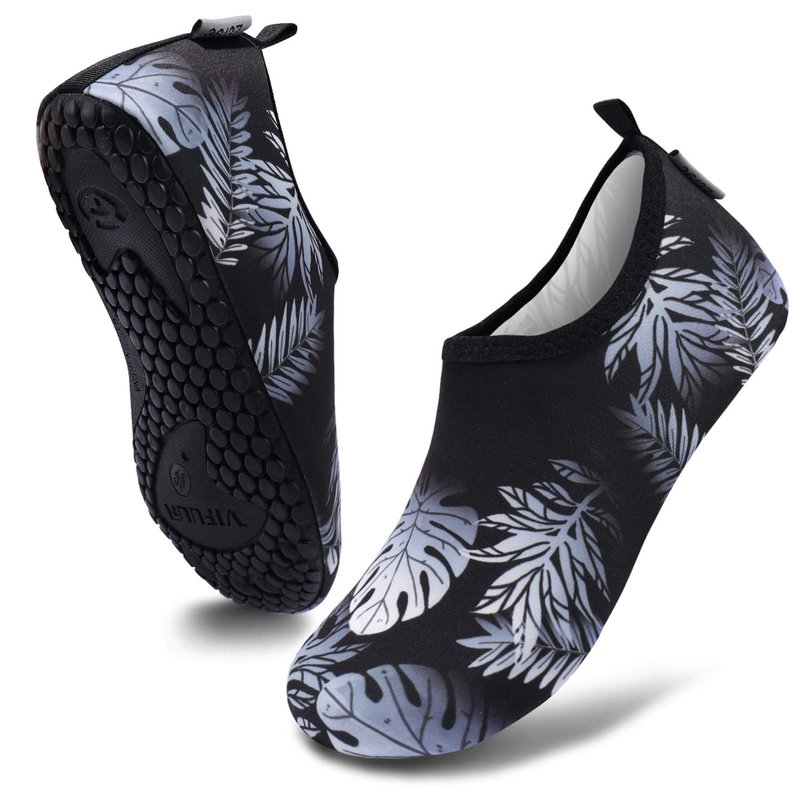 VIFUUR Water Sports Unisex Shoes Black/Leaf - 12.5-13 W US/ 11-11.5 M US (44-45)