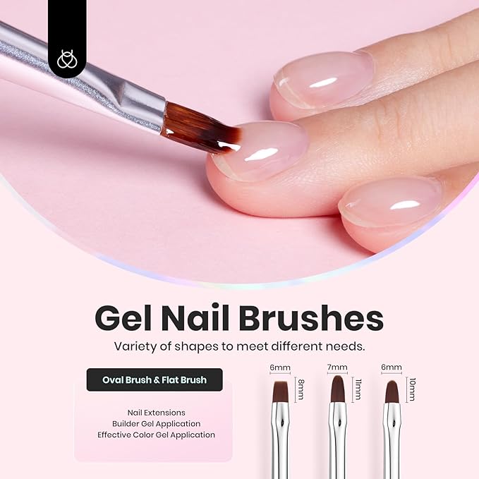 Beetles Nail Art Brushes Set, 7Pcs Nail Art Tools, Fingernail Art Design Pens, Wood Alloy Handle Nail Brush Set, Nail Brushes for Nail Art Salon DIY at Home Manicure Gifts for Women