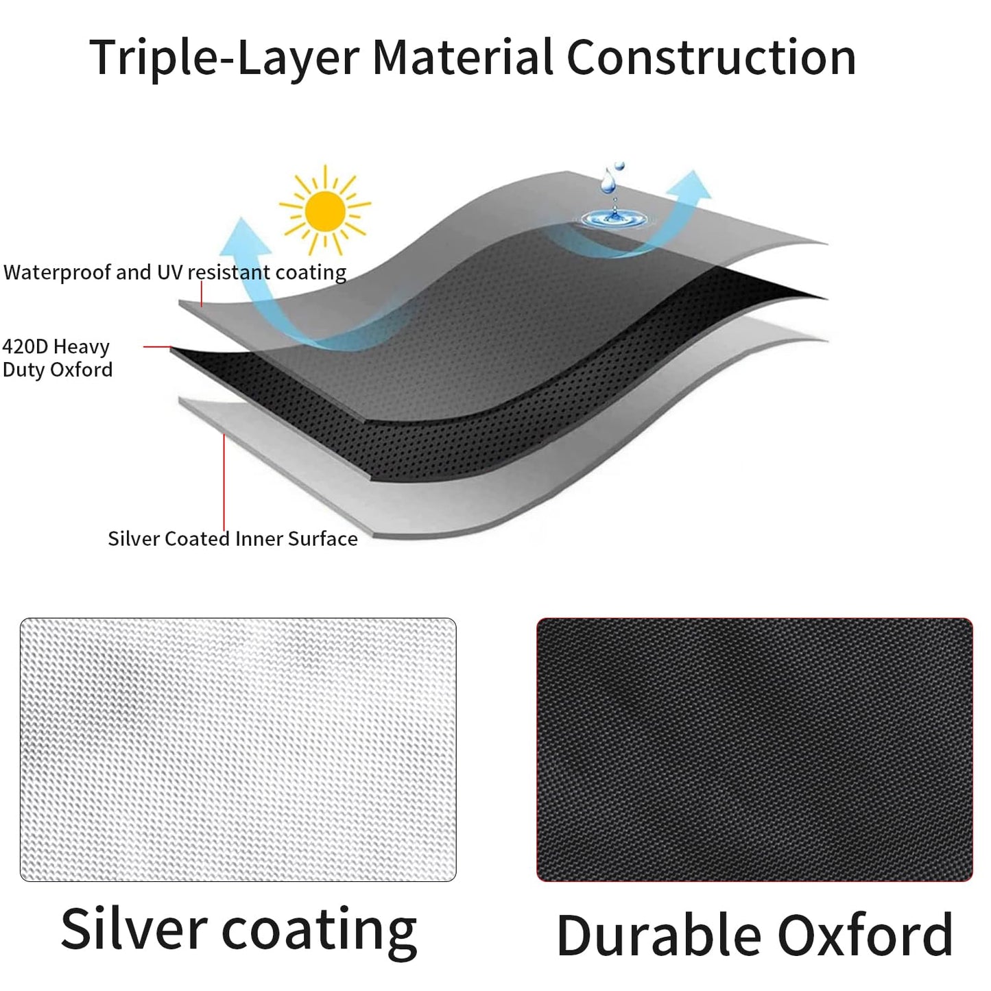 UCEDER Pool Solar Reel Cover with Adjustable Strap, 420D Waterproof Heavy Duty Solar Blanket Protective Cover for Above Ground and Inground Swimming Pool (Black, 16 Ft)