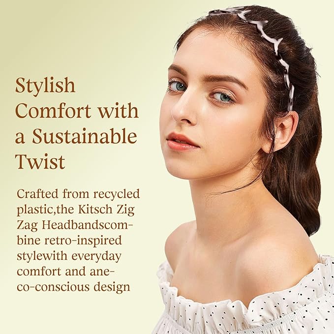 Metal Hair Bands Spring Wavy Hair Hoop Hairband (3pcs)……