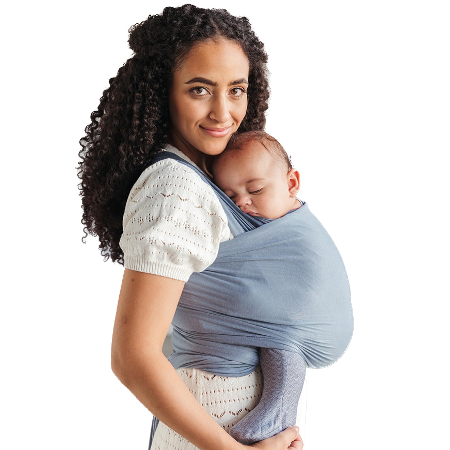 Solly Baby Wrap, Buttery-Soft Baby Carrier Newborn to Toddler 8-25 Lbs., Lightweight & Hands-Free Sling Wrap, Breathable Carrier, Baby Wearing & Postpartum Essential, Mother's Day Essential, Coastal