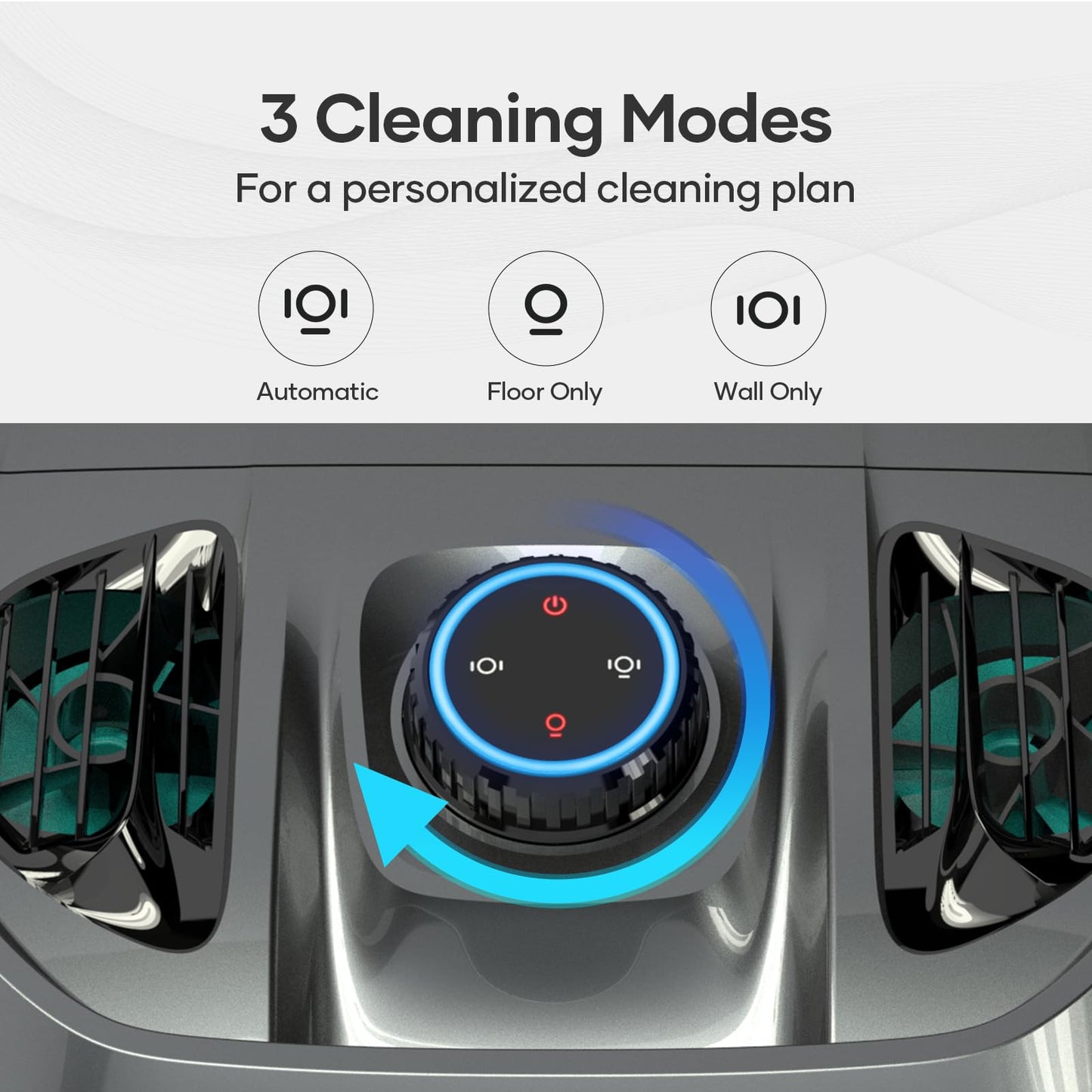 AIPER Cordless Robotic Pool Cleaner, WavePath Navigation, Wall-Climbing, Quad-Motor, 150 mins Runtime for Inground Pools up to 1,600 sq.ft, Seagull Pro ZT6002