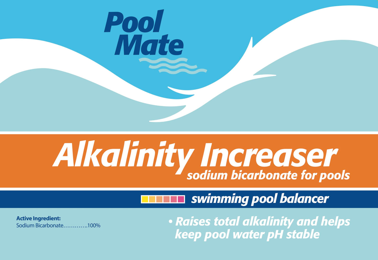 Pool Mate 25-Pounds Premium Alkalinity Increaser for Swimming Pools, 100% Sodium Bicarbonate