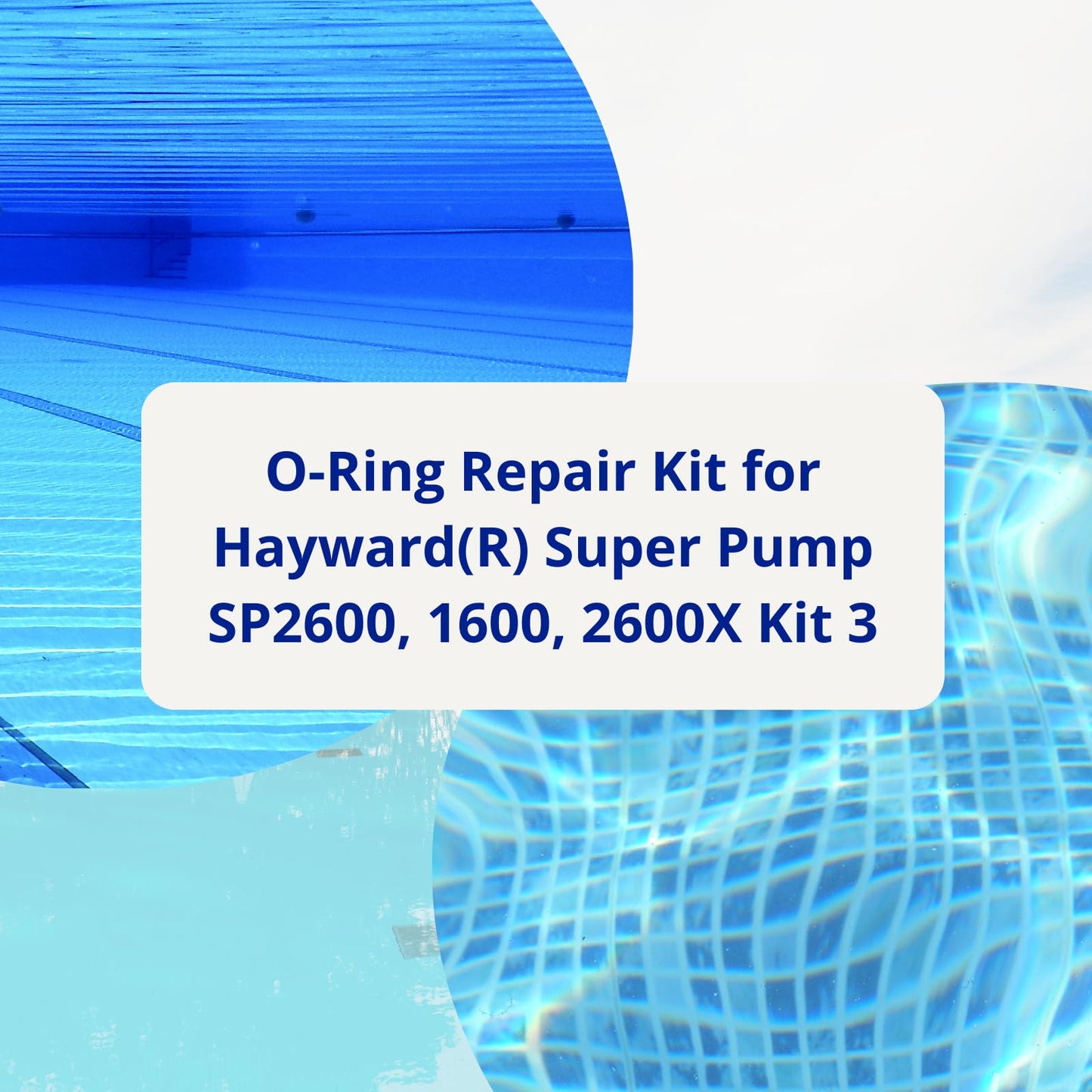 Southeastern Pool Pump Gasket Seal O-Ring Repair Kit for Hayward® Super Pump SP2600, 1600, 2600X Kit 3 - Hayward® Pool Pump Accessories - Pool Pump Maintenance Kit