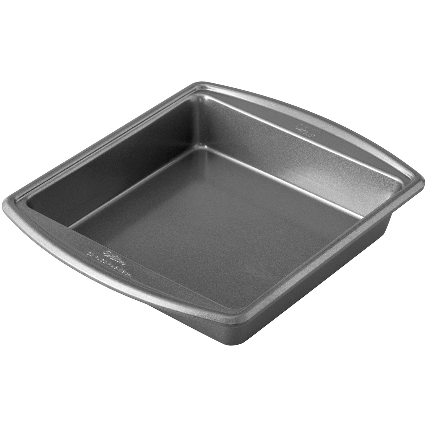 Wilton Advance Select Premium Non-Stick Loaf Pan, 9.25 x 5.25 Inches, Steel, Silver & Advance Select Premium Non-Stick Square Cake Pan, 9 x 9-Inch, Steel, Silver