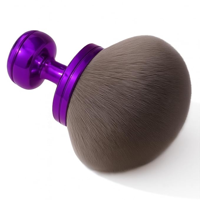 Blend & Blur Extra Large Kabuki Body Makeup Brush for Self Tanner, Bronzer & Legs Makeup, 3.5" Wide Round Head Streak-Free Tan Application for Full Body Self Tanning, Body Contouring & Sunless Tan