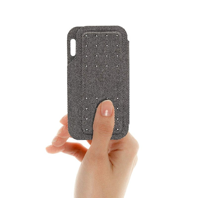 Carrying case for Kardia Mobile EKG Monitor - Travel Kardia Case Fits in Pocket, Features Magnetic Closure to Keep Kardia Device Safe On the Go, Gray