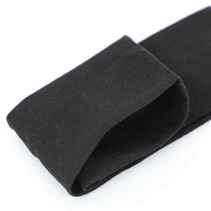 9Pcs Headbands for women Non Slip Headband, Soft Elastic Hair Bands for Women's Hair, Fashion Cotton Cloth Stretchy Sweat Bands Headbands for Sports, Makeup, Gym, Running, Yoga, Workout (Black)