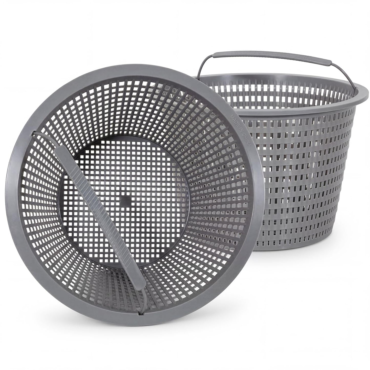 Sepetrel 2 Sets Swimming Pool Filter Basket - Replacement Skimmer Basket for In-Ground Pools - Captures Leaves, Needles and Debris - Most Pump & Water Circulation Systems