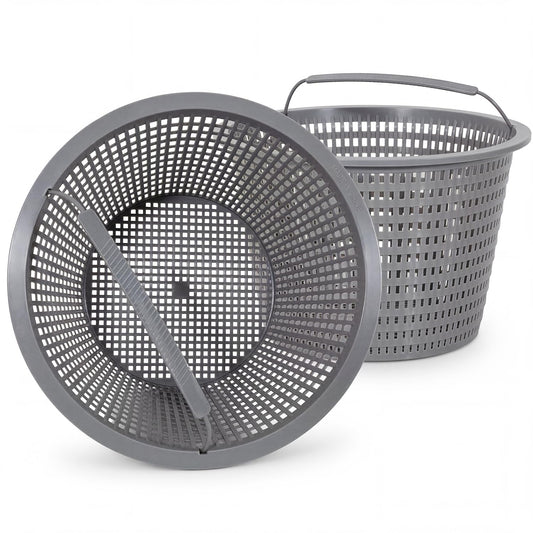 Sepetrel 2 Sets Swimming Pool Filter Basket - Replacement Skimmer Basket for In-Ground Pools - Captures Leaves, Needles and Debris - Most Pump & Water Circulation Systems