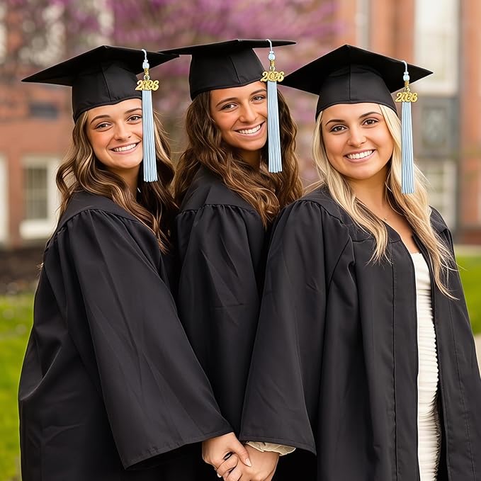 GraduationMall Single&Multiple Color Graduation Tassel with 2026 Year Charm 9"