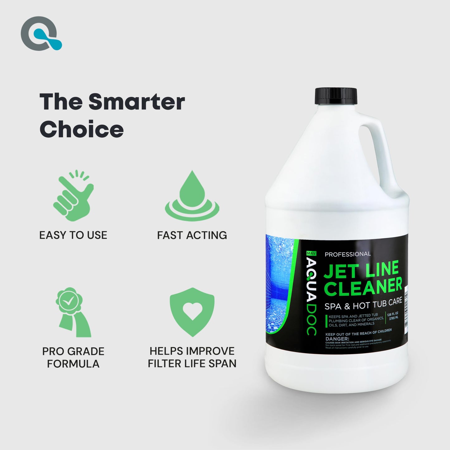 Jet Line Cleaner - 1 Gallon | Fast-Acting Spa & Jetted Tub Cleaner for Hot Tubs