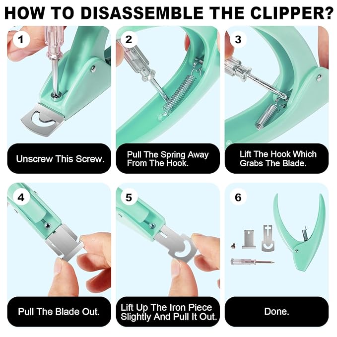 Green Adjustable Nail Clippers with Magnets Sizers for Acrylic Nails, Artificial Fake Nail False Nail Tip Cutter Trimmer Manicure Pedicure Sharp Blade Clip Tool For Salon Home Art Beauty