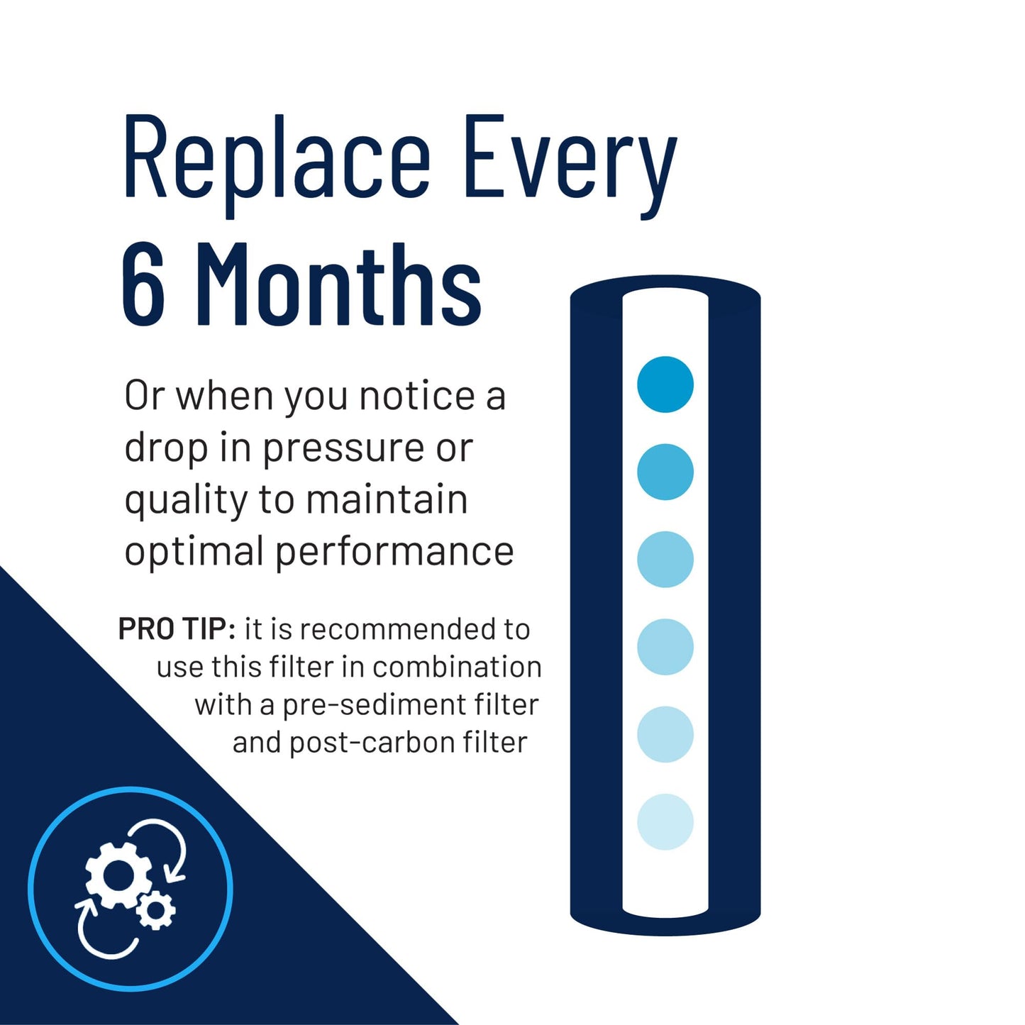 Pentair Pentek RFFE20-BB Big Blue Water Filter, 20-Inch, Whole House Radial Flow Iron Reduction Replacement Cartridge, 20" x 4.5", Pack of 2