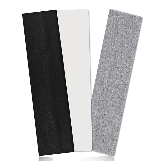 Headbands for Women Non Slip Head Bands for Women's Hair cute elastic womens headbands Soft Cotton Cloth Fashion floral headband for women for Daily Workout Sports Running Yoga