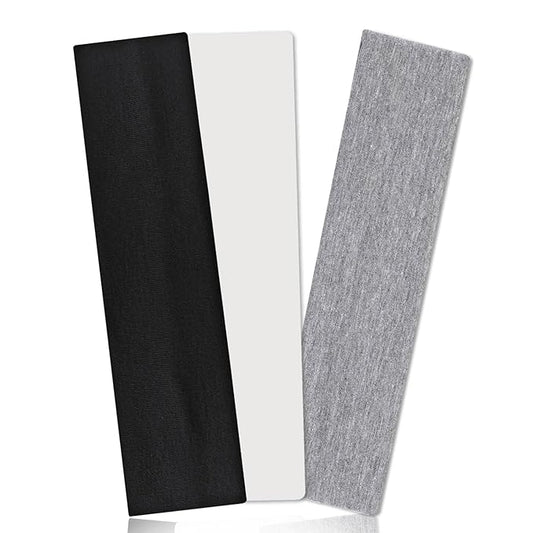 Headbands for Women Non Slip Head Bands for Women's Hair cute elastic womens headbands Soft Cotton Cloth Fashion floral headband for women for Daily Workout Sports Running Yoga