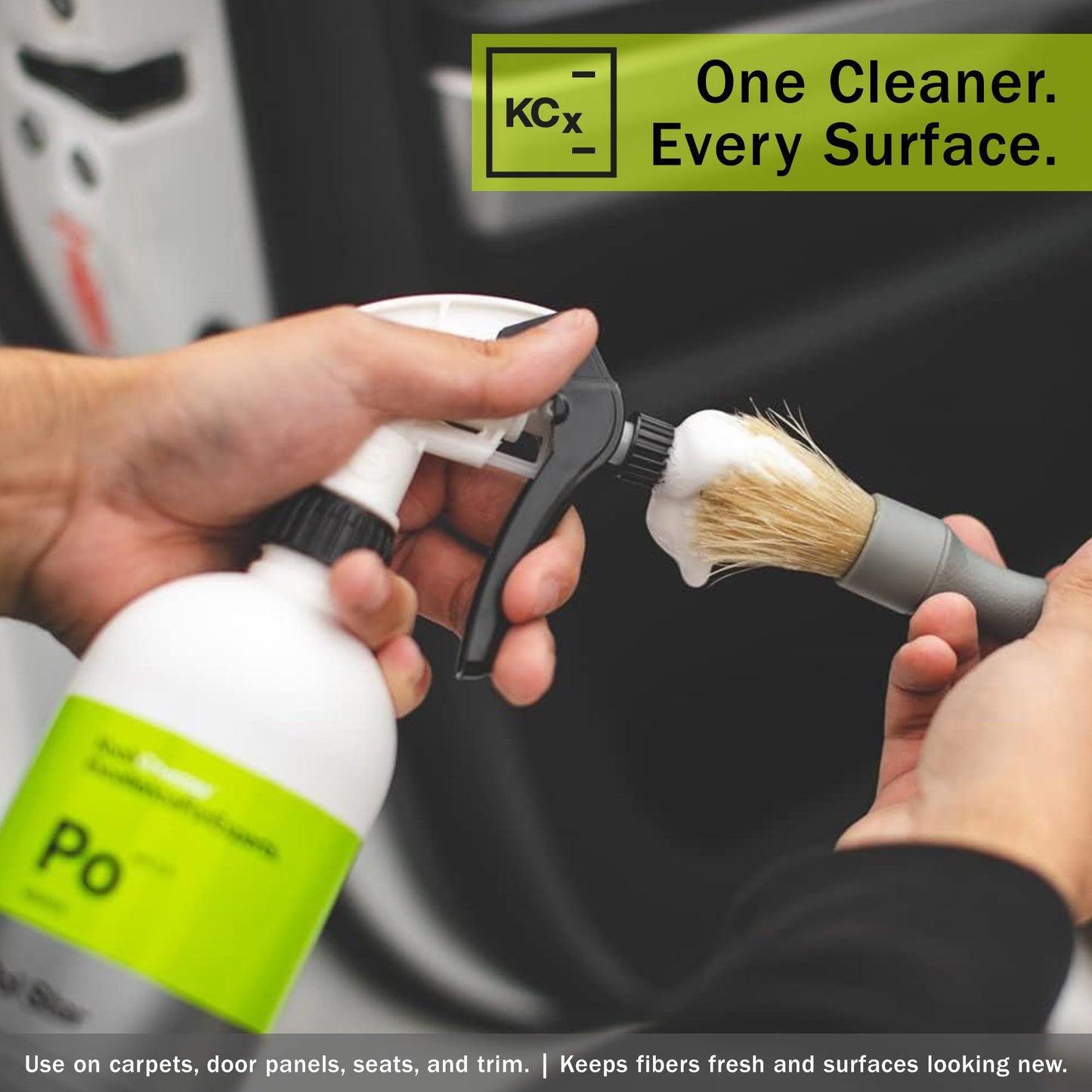 KOCHCHEMIE - Pol Star - Textile, Leather & Suede Cleaner; Natural Cleaner, Protection Formula; No Water Marks (1 Liter)