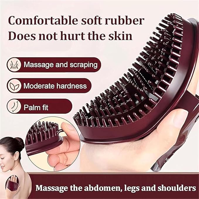2 Pcs Meridian Brush Massage Brush, Beauty Salon Professional Custom Meridian Brush, Acupressure Meridian Brush, Meridian Scalp Massage Brush, Full Body Relaxation Comb