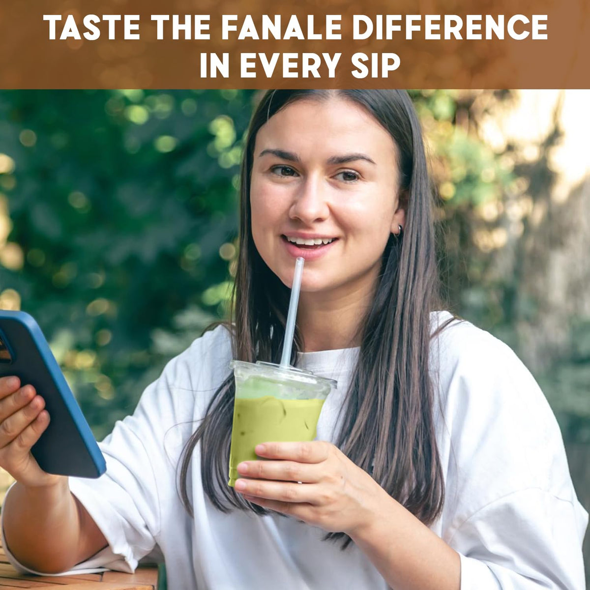 Fanale Premium Matcha Green Bubble Tea Flavoring Powder | Perfect for Baking, Smoothies, Desserts and Drinks | Instant Flavoring Powder for Boba Milk Tea - 2.2 Pounds (Pack of 1)