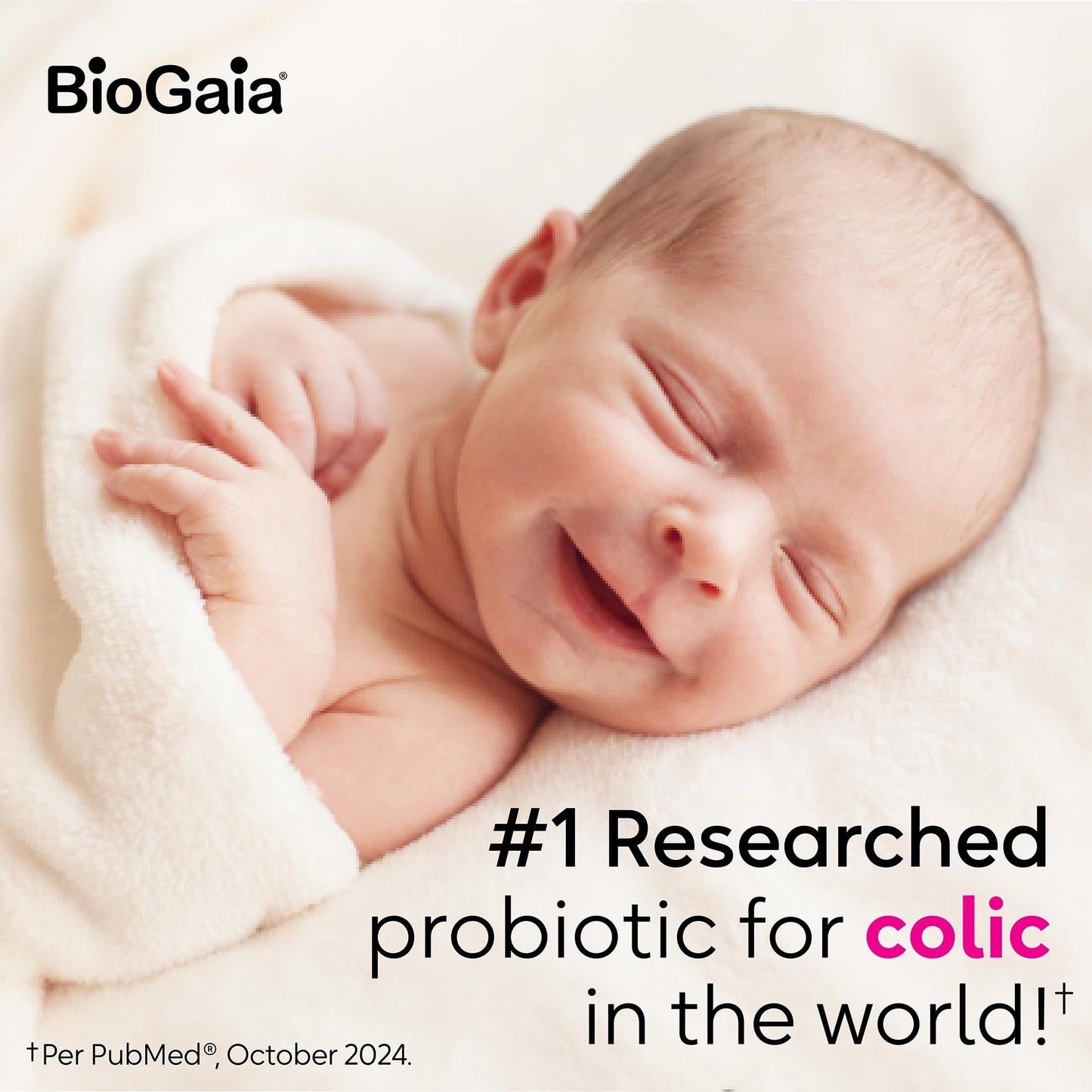 BioGaia Baby Probiotic Drops - Colic & Gas Relief + Vitamin D, 50-Day Supply, Safe for Newborns, Reduces Crying, Fussing, Colic, Gas, Spit-ups & Constipation, No allergens, Dairy or Soy (Pack of 2)