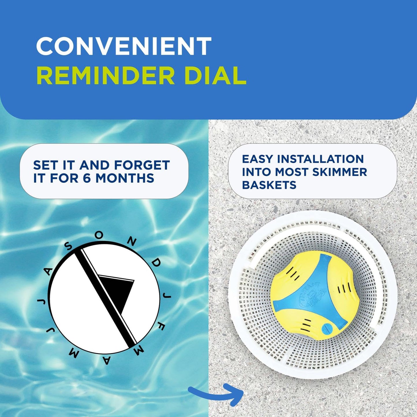 FROG Instant FROG for Pools - Prefilled Sanitizing Mineral Dispenser for Pools Up to 25,000 Gallons - Extends Chlorine Effectiveness for Easy Pool Treatment & Water Maintenance