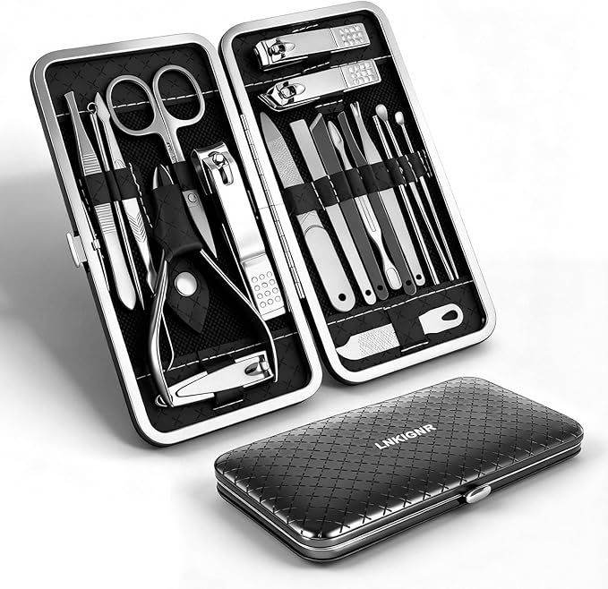 Professional Nail Clippers for WomenÃ¯Â¼ÂTravel Manicure Kit for MenÃ¯Â¼ÂNail Clipper Set Care Kit for Beginners with Everything